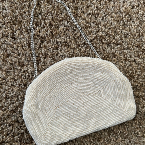 Vintage Beaded Kiss Lock Evening Purse - Picture 4 of 4